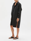 cotton oversized shirt dress