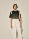 cut out detail s/s t.shirt