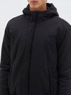 bassike puffer jacket in black