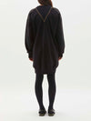 batwing fleece sweater dress