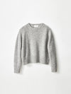 bassike boyfriend knit in grey