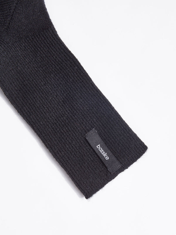 stitch detail cashmere sock