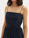 cotton tie back summer dress