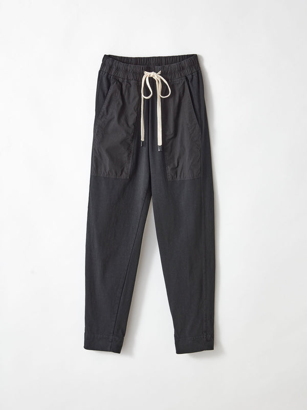 dble jsy contrast tapered pant