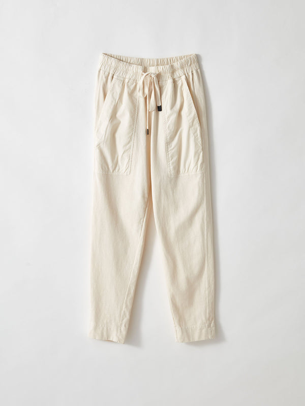 dble jsy contrast tapered pant