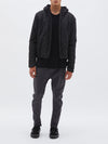 bassike puffer jacket in black