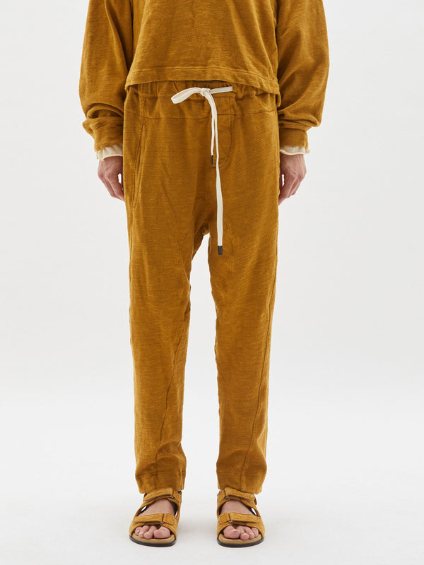 slub rib relaxed pant