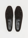 suede tassel loafer