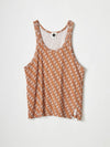 printed slouch athletic tank