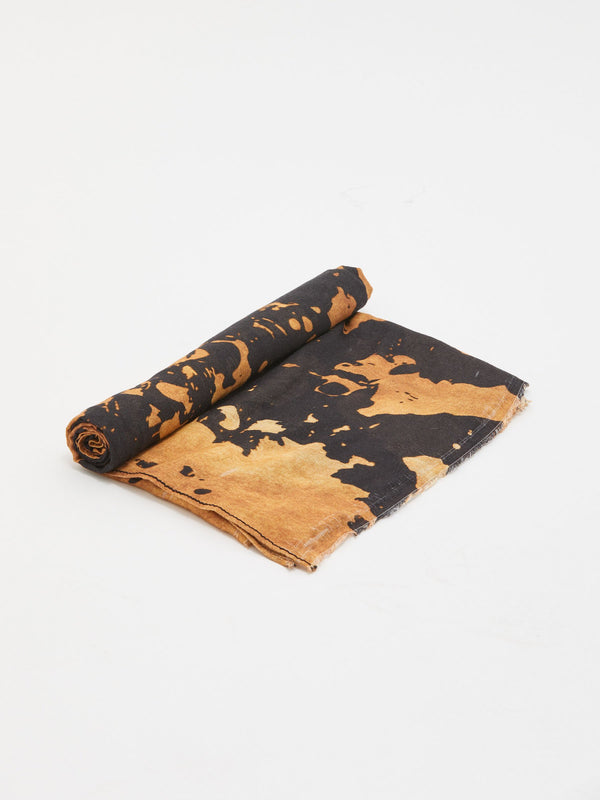 printed wool gauze scarf