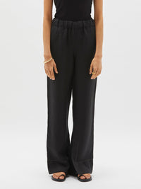linen slouch pull on pants