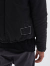 bassike puffer jacket in black