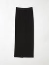 bassike rib tubular skirt in black