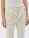 dble jsy contrast tapered pant