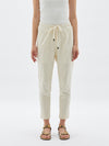 dble jsy contrast tapered pant