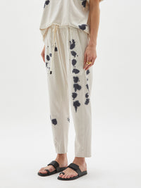 splatter dye double jsy pant