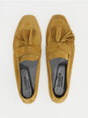 suede tassel loafer