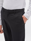 bassike tailored pant in black